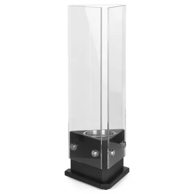 Produktbild von Moritz Ethanol Kamin Tischkamin I 51 x 20 x 17 cm I Tischfeuer Dreieck I 500 ml Edelstahldose I Bioethanol Kamin IEthanol Kaminofen Indoor Outdoor I Innen Außen I Bioethanol Brenner I Brennertopf