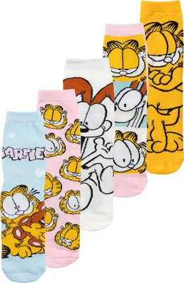 Produktbild von Garfield Socken für Damen - Frauen Sneaker Strümpfe 38-43 (5er Pack), Größe:38-43