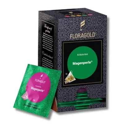 Produktbild von Kräutertee Magenperle I 15 Pyramidenbeutel von Floragold