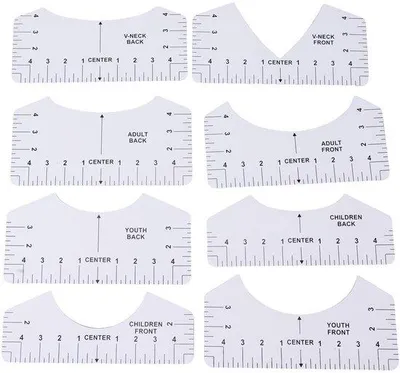 Image de Ensemble de 8 pièces de machines à t-shirts légères – Rouleau de centrage en PVC – Machine à t-shirts – Idéal pour les magasins de vêtements – Facile à utiliser avec les appareils à air chaud