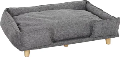 Zdjęcie produktu dla Sofa dla psa ze zdejmowanym pokrowcem, ciemnoszara, 96x66x24 cm