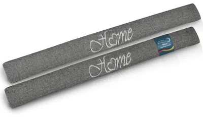 Tochtstopper 90 cm, schwerer Zugluftstopper für Türen, 1 kg, Anthrazit