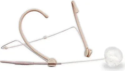 Image de Mipro MU-23 Micro-casque avec bonnette anti-vent Blanc