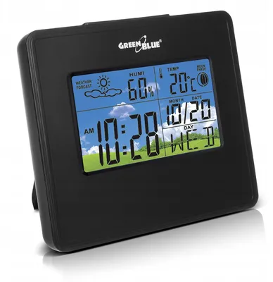 Obrázek produktu pro GreenBlue GB148B Bezdrátová meteostanice Budík LED podsvícení