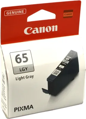 Produktbild von Canon CLI-65LGY Tinte Hellgrau, Hellgrau, Tinte auf Farbstoffbasis, 12,6 ml, 1 Stück(e), 695 Seiten, Einzelpackung
