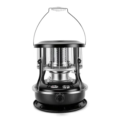 Produktbild von Kerosene Heater Indoor Outdoor 9000 BTU Portable Radiant Heater Non Electric Dual Use for Cooking Heating 16-21H Burn Time 4.5L Fuel Capacity Black