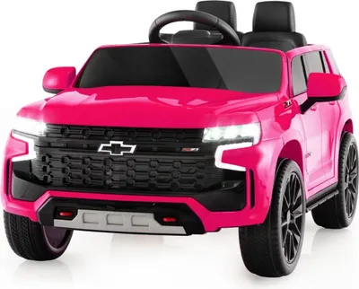 Obrázok produktu pre Detské elektrické autíčko Chevrolet s 2,4G diaľkovým ovládaním a odpružením a svetlami a hudbou detské auto ružové