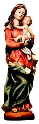 Produktbild von Madonna mit Kind, Höhe 20 cm, handbemalt