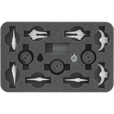 Obrázok produktu pre 30 mm polovičná penová podložka pre korvety v hre Dropfleet Commander