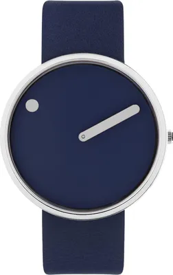 Immagine prodotto di PICTO 43393-6720S, orologio da polso da uomo, cassa in acciaio inossidabile, cinturino in pelle