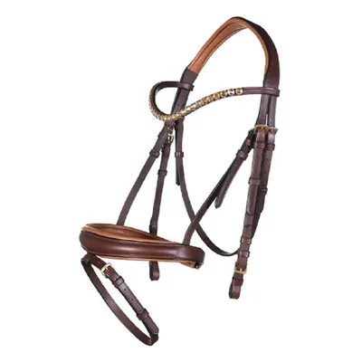 Produktbild von HKM Trense Marrakesh mit Zügeln Dunkelbraun Warmblut