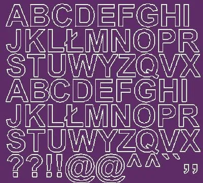 Produktbild von Selbstklebende Buchstabenaufkleber, 2,5 cm, lila, matt