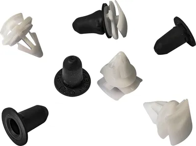 Immagine prodotto di 5x clip di montaggio con gommino per modanatura di protezione per VW Skoda Seat Audi | 3C0853585 3C0853586