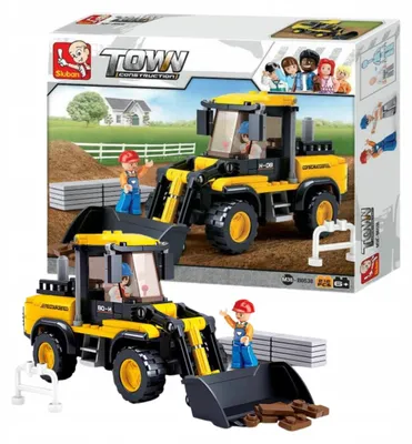 Produktbild von Sluban Bagger Baustein-Set 212 Teile für Kinder