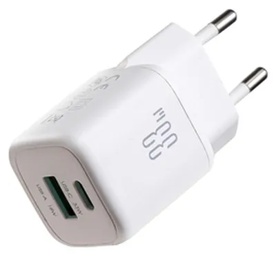 Produktbild von Ładowarka sieciowa Joyroom JR-TG7 33W USB-A + USB-C - biała
