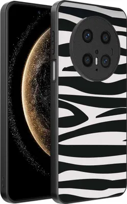 Produktbild von Passend für Huawei Mate 70 Pro / 70 Pro Plus Handyhülle mit Zebradruck - TPU Rückseitenschutzhülle Zebradesign - Schwarz Weiß - Smartphonica