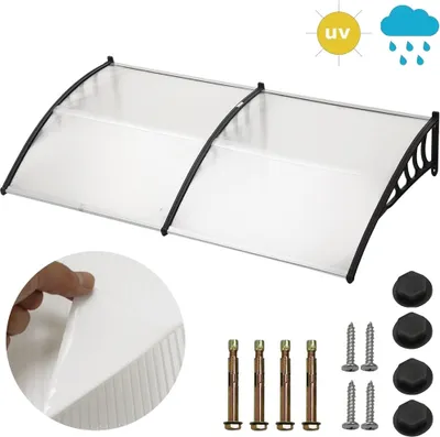 Obrázek produktu pro Stříška na vchodové dveře Melko Plastová stříška na vchodové dveře - 240x90 cm