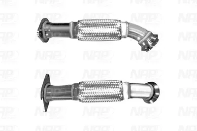 Produktbild von NAP carparts Abgasrohr Auspuffrohr passend für MERCEDES-BENZ B-Klasse (W246, W242) Vorne CAC10458