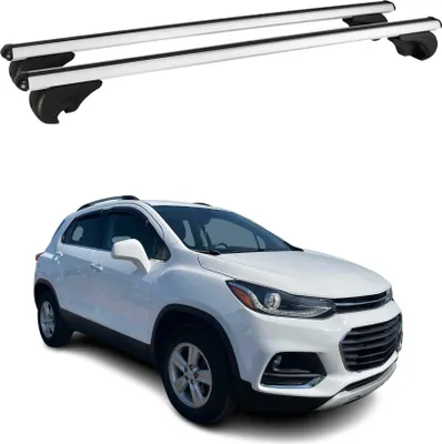 Produktbild von Dachträger Grundtäger für Chevrolet Trax 2012-2023 75kg Aluminium Silber 2 tlg
