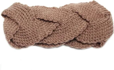 Produktbild von Stirnband für den Winter Braun