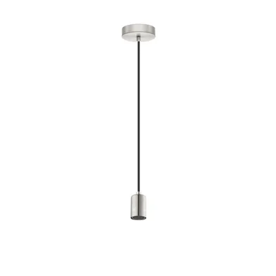 Produktbild von EGLO 32522 Hängeleuchte/1 E27 NICKEL-MATT/SCHWARZ 'YORTH' YORTH