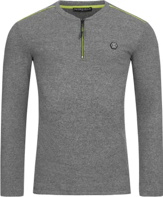 Produktbild von Red Bridge Herren Pullover Longsleeve Sweatshirt Slim Fit Neon Anthrazit M