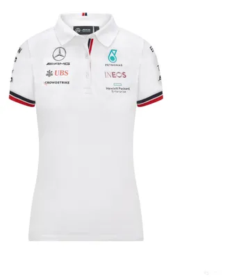 Produktbild von 2021, Weiß, Mercedes Frauen Team Polo XXS