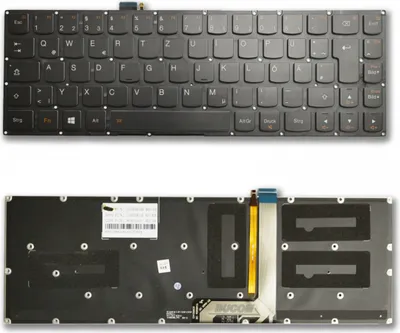 Produktbild von Tastatur für IBM Lenovo Ideapad yoga 3 Pro 13 Serie DE Keyboard mit Beleuchtung