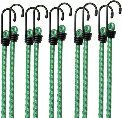 Productafbeelding van Famanu spanbanden, 61 cm lang, met metalen haken - weerbestendig, veelzijdig