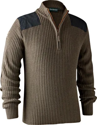 Zdjęcie produktu dla Sweter męski Deerhunter Rogaland (kolor Brown Leaf Melange) rozmiar 3XL