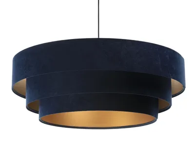 Zdjęcie produktu dla Lampa wisząca TRIO granatowa/złota