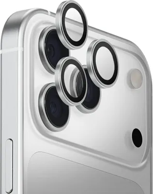 Zdjęcie produktu dla Ochrona na obiektyw UNIQ Optix Aluminium do iPhone 17 Pro/Pro Max srebrny