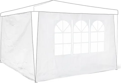 Produktbild von Relaxdays altánok bočné panely sada 2 3 x 3 m altánky bočná stena okno vonkajšie