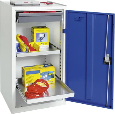 Zdjęcie produktu dla Szafka narzędziowa 1 SL 2WA 1000x500x500 mm szara/niebieska