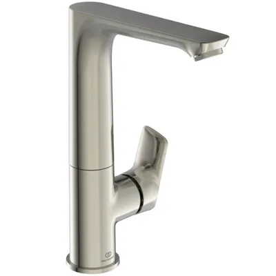 Produktbild von Ideal Standard Waschtischarmatur Connect Air ohne Ablaufgarnitur hoher Auslauf, Ausladung 174mm A7023GN Silver Storm