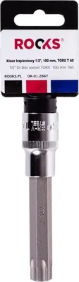 Zdjęcie produktu dla Klucz Trzpieniowy 1/2, 100 Mm, Torx T 60