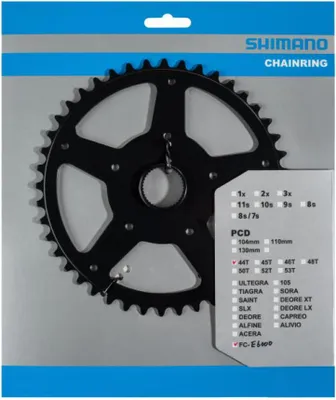 Immagine prodotto di per e-bike Shimano 44Z Steps FC-E6000 SM-CRE60 - trasmissione efficiente...