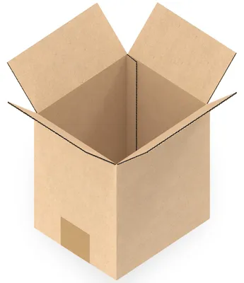 Produktbild von KK Verpackungen 25 Stück Versandkartons 150 x 130 x 170 mm Kartons 1-wellig, Faltkartons