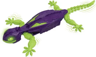 Produktbild von HEX BOTS Wandflitzer Gecko – Ferngesteuerter RC-Gecko mit LED-Augen & Glow-in-the-Dark-Beinen, klettert an Wänden & Decken, realistische Bewegungen, inkl. Fernbedienung, 4 Jahr(e)