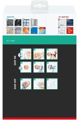 Produktbild von tesa ALUXX Duschregal ohne Bohren, Aluminium, verchromt, rostfrei, zweistöckig, inkl. Klebelösung