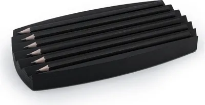 Image de Organiseur arrondi Porte-stylos Chêne noir