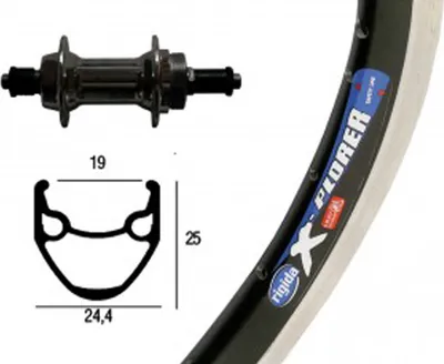Produktbild von Winora H-Rad 26x1.75Schr.ZKR6/7f.sz.36L Ryde X-Plorer schw/silb.Niro-Spei.(sz)