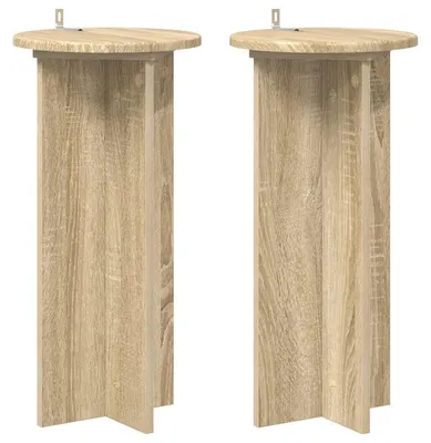 Obrázek produktu pro vidaXL Stojan na květiny, 2 ks, dub Sonoma, 29,5 x 29,5 x 60 cm