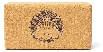 Produktbild von Yogablock Kork Lebensbaum -- 23x12x7,5 cm online bestellen