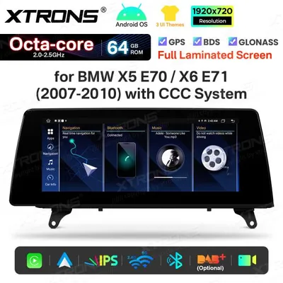 Produktbild von Android Autoradio Xtrons für BMW X5 E70/X6 E71 CCC System 2/64