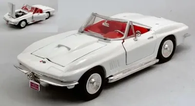 Produktbild von CHEVROLET Corvette 1967 weiß, MMAX73224, Maßstab1/24, MOTOR MAX