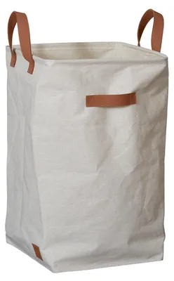 Obrázek produktu pro Kutelný košík na prádlo, béžové barvy, vhodný do koupelny