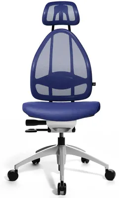 Produktbild von Topstar 532952 Bürostuhl OPEN ART, J1700S18 Stoff blau, Gestell silber