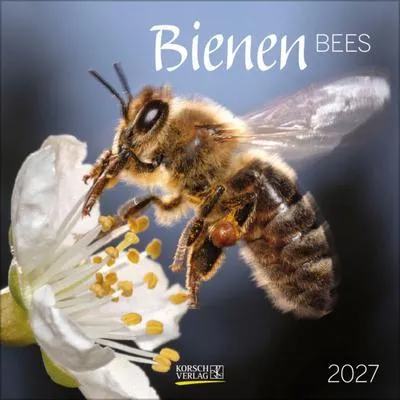 Produktbild von Bienen 2027: Broschürenkalender mit Ferienterminen. Format: 30 x 30 cm