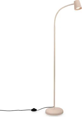 A floor lamp with a flexible head and a foot switch, shown against a white background.